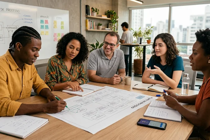 Fluxograma de processos na prática para análise e melhoria de fluxos de trabalho
