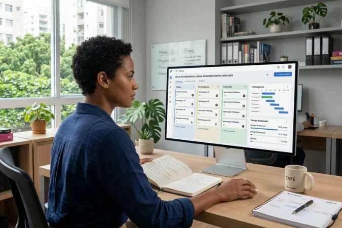 Software de gestão de projetos para arquitetura e engenharia